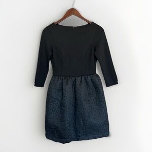 Rachel Antonoff Zaide Mini Dress 2 S Black Retro Designer Mod Quiet Luxury Party